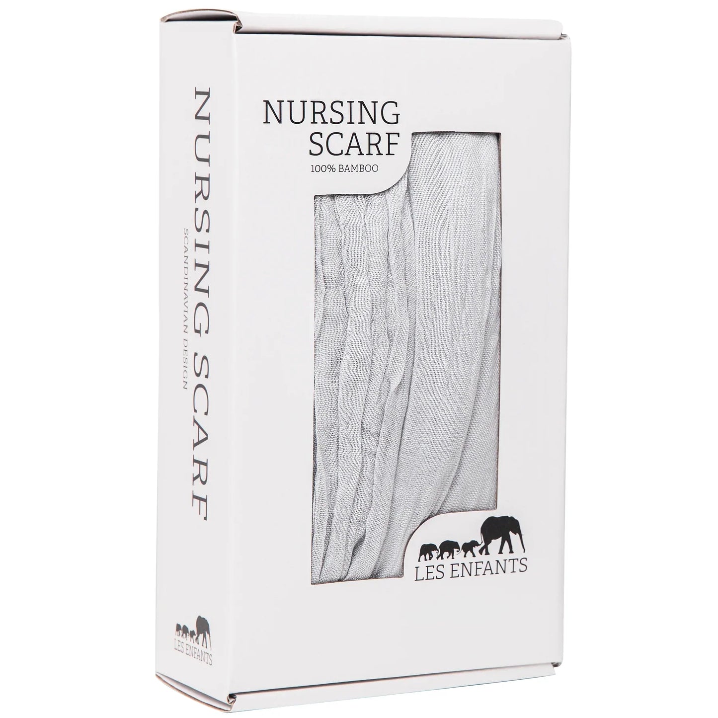 Borstvoedingssjaal / poncho, gemaakt van 100% bamboe, die het mogelijk maakt om op een discrete en bescheiden wijze borstvoeding te geven. Gemaakt van adement en licht bamboeweefsel.