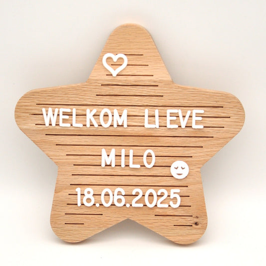 Letter board Star