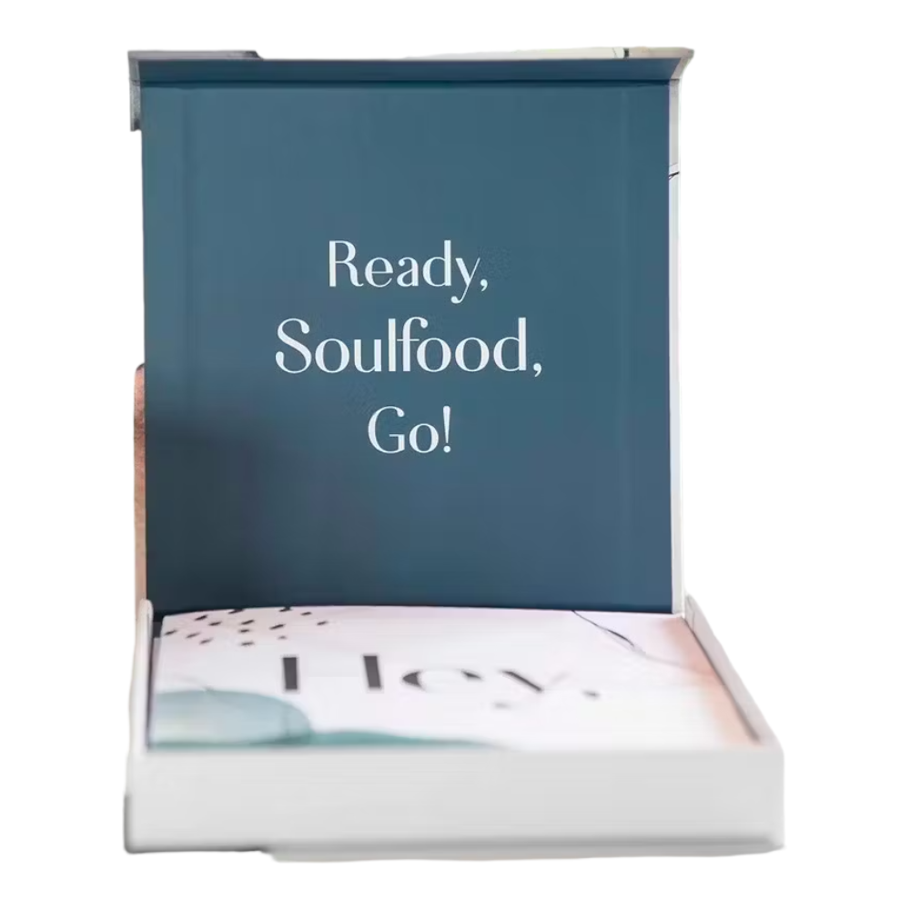 Deze soulfood box reikt manieren aan om beter voor jezelf te zorgen als mama door middel van positieve psychologie.